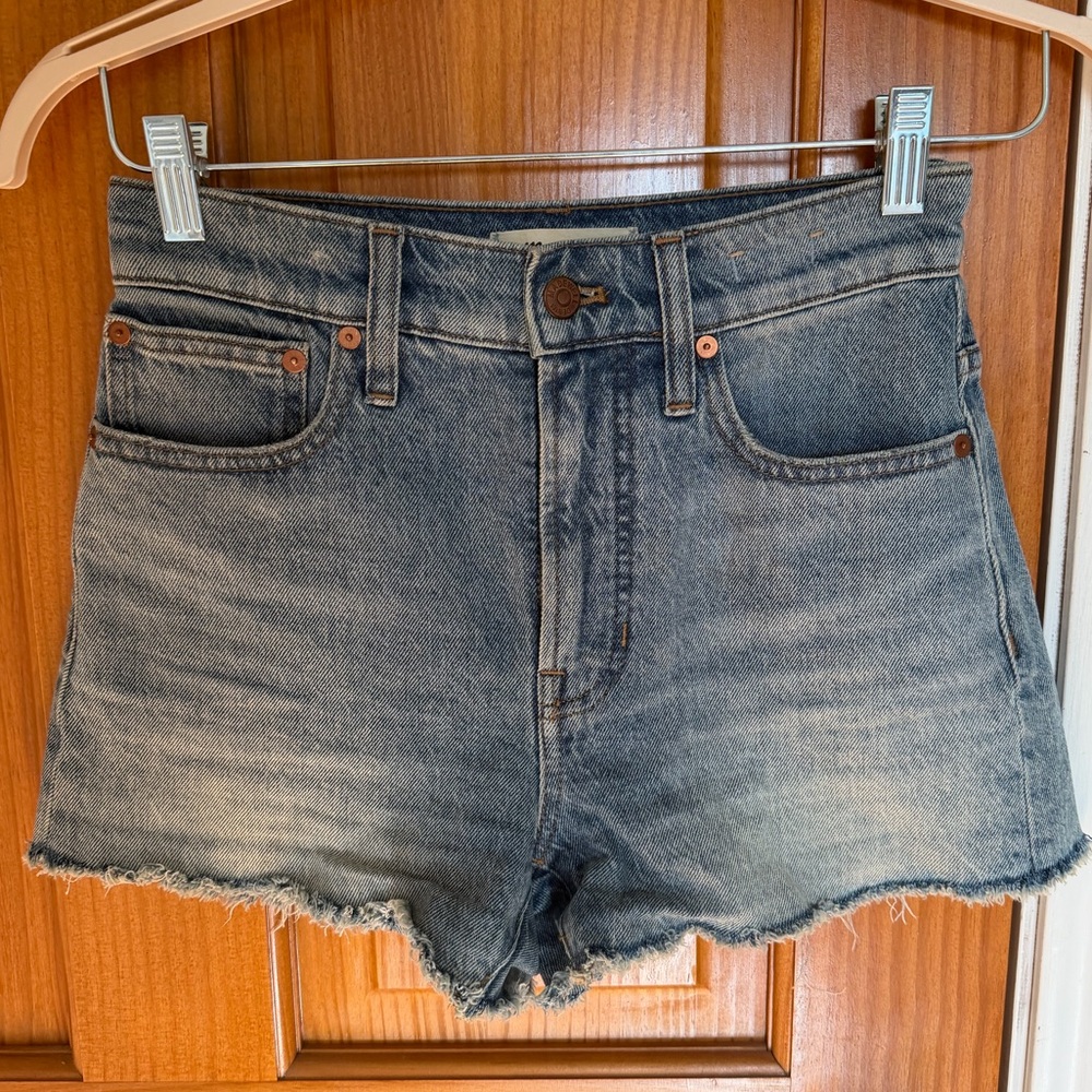 Madewell The Perfect Jean Short Medium Wash